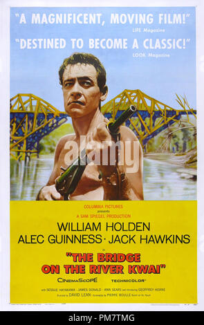 'The Bridge on the River Kwai' 1957 Columbia  Poster   File Reference # 31386 740THA Stock Photo