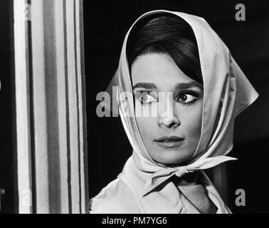 (Archival Classic Cinema - Audrey Hepburn Retrospective) Audrey Hepburn,'Charade' 1963 Universal  File Reference # 31569 001THA Stock Photo