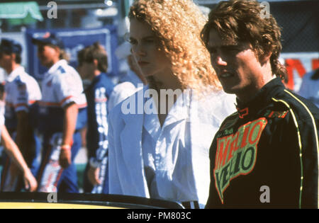 Film still or Publicity still from 'Days Of Thunder' Nicole Kidman and  Tom Cruise © 1990 Paramount Photo Credit: Stephen Vaughan  All Rights Reserved   File Reference # 31571270THA  For Editorial Use Only Stock Photo
