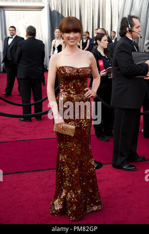 Ellie Kemper arrives at the 84th Annual Academy Awards from Hollywood