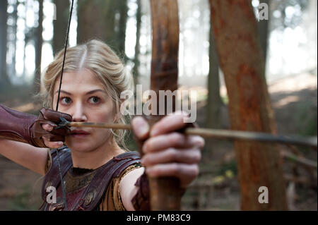 ROSAMUND PIKE as Andromeda in Warner Bros. Pictures and Legendary Pictures action adventure WRATH OF THE TITANS, a Warner Bros. Pictures release. Stock Photo