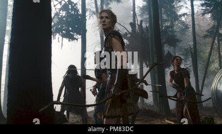 (Center) ROSAMUND PIKE as Andromeda in Warner Bros. Pictures and Legendary Pictures action adventure WRATH OF THE TITANS, a Warner Bros. Pictures release. Stock Photo