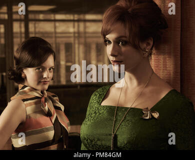 Elisabeth Moss, Christina Hendricks "Mad Men" 2008 Stock Photo - Alamy