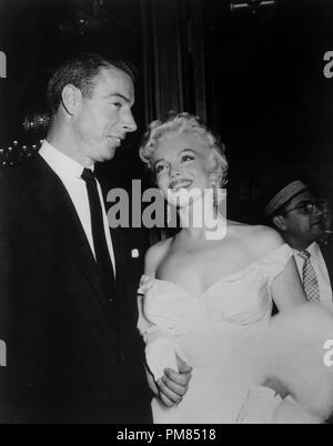 Marilyn Monroe and Joe DiMaggio, circa 1954  File Reference # 31479 053THA Stock Photo