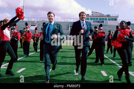 (L-r) JASON SUDEIKIS as Mitch and WILL FERRELL as Cam Brady in Warner Bros. Pictures comedy THE CAMPAIGN,? a Warner Bros. Pictures release. Stock Photo