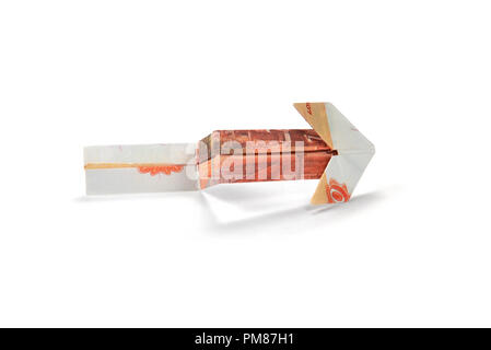 rubles arrow origami Stock Photo