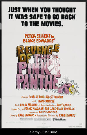 Wacky Peter Sellers disguises Revenge of the Pink Panther org movie poster  378