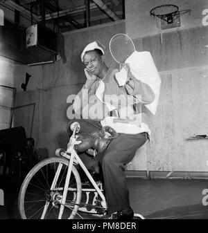 Nat King Cole, playing Santa Claus in New York, N.Y., circa 1941      File Reference # 31955 535THA Stock Photo