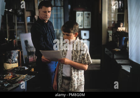 MAN WITHOUT A FACE, Mel Gibson, Nick Stahl, 1993, directing a scene ...