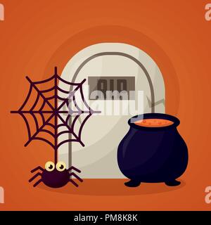 happy halloween day Stock Vector