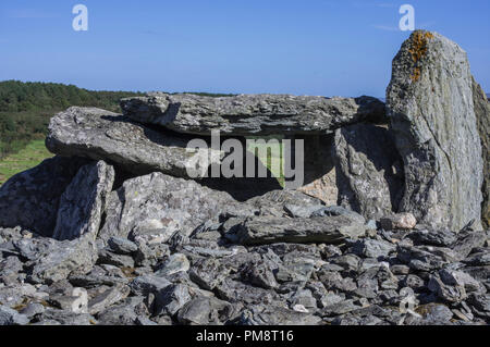 Probably dating back to around 3,500 BC the chamber was added to over the years Stock Photo