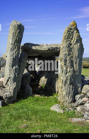 Probably dating back to around 3,500 BC the chamber was added to over the years Stock Photo