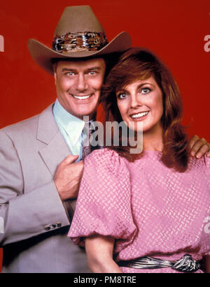 Studio Publicity Still from 'Dallas' Larry Hagman, Linda Gray circa 1980 All Rights Reserved   File Reference # 31715271THA  For Editorial Use Only Stock Photo