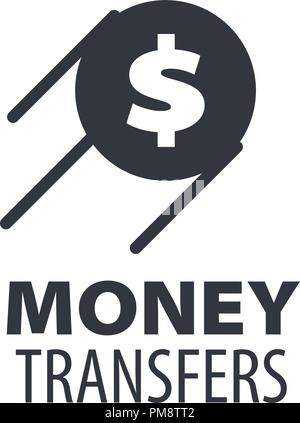 vector logo remittances Stock Vector