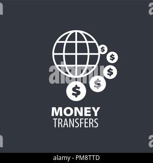 vector logo remittances Stock Vector