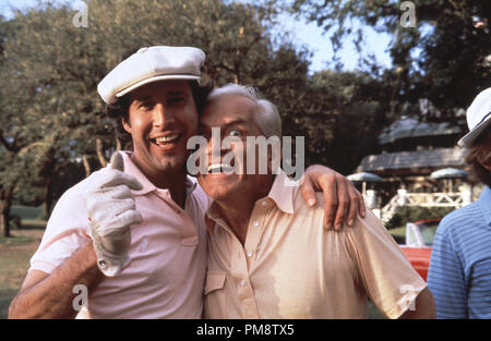 Studio Publicity Still from 'Caddyshack' Chevy Chase, Ted Knight © 1980 Orion  All Rights Reserved   File Reference # 31715291THA  For Editorial Use Only Stock Photo