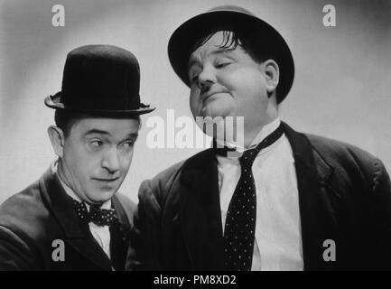 Studio Publicity Still: Laurel and Hardy  circa 1942    File Reference # 32039 109THA Stock Photo