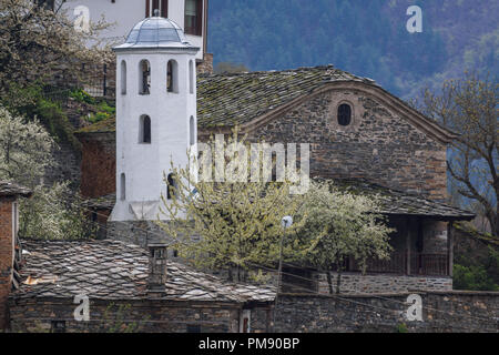 Authentic Village of Kosovo with nineteenth century houses, Plovdiv Region, Bulgaria Stock Photo