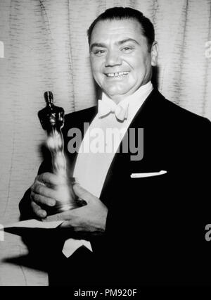 Ernest Borgnine, at the 28th Annual Academy Awards, 1956. (Winner of Best Actor for 'Marty' File Reference # 31537 037THA Stock Photo
