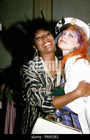 Cyndi Lauper and Patti Labelle, 1985. File Reference # 31537