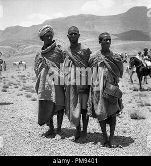 Morocco 1930s Moroccan tribesmen Stock Photo
