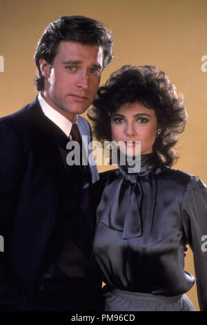 Studio Publicity Still from 'The Colbys' John James, Emma Samms 1985 Stock Photo