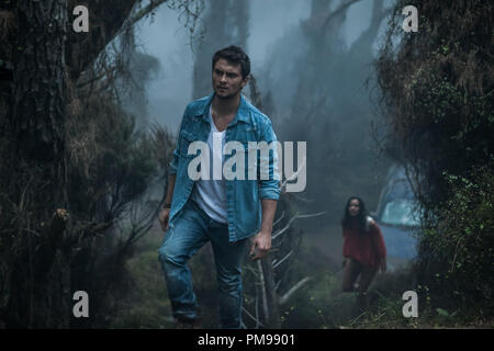 Shiloh Fernandez and Jessica Lucas in TriStar Pictures' horror EVIL DEAD. Stock Photo