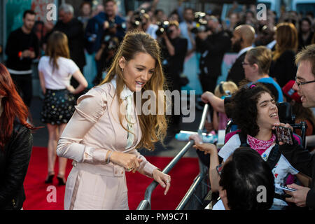 A Simple Favor, UK Premiere. VIP Arrivals Stock Photo