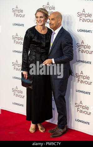 A Simple Favor, UK Premiere. VIP Arrivals Stock Photo