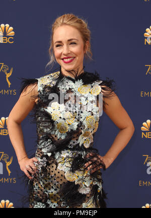 Sarah Goldberg at the 70th Primetime Emmy Awards held at Microsoft