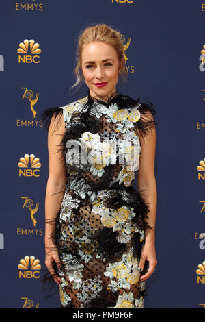Sarah Goldberg at the 70th Primetime Emmy Awards held at Microsoft