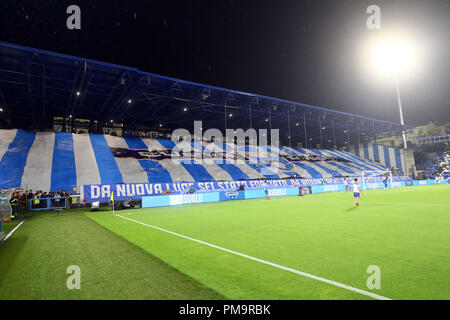 Ferrara, Italy. 17th Sep 2018. SPAL SUPPORTERS Football Italy Serie A Spal vs Atalanta September 17, 2018 Paolo Mazza Stadium, Ferrara (Italy) Credit: Filippo Rubin/Alamy Live News Stock Photo