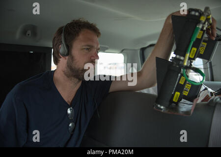 Director Brad Anderson on the set of TriStar Pictures thriller THE CALL. Stock Photo