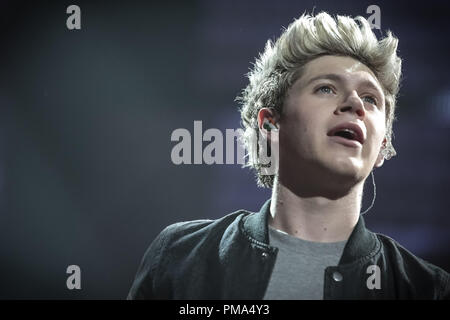 Niall Horan in TriStar Pictures' One Direction: This Is Us. Stock Photo