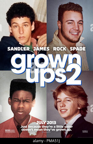 Columbia Pictures GROWN UPS Poster Stock Photo Alamy