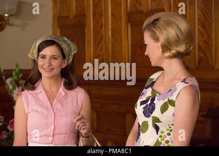 Kellie Martin as Carolyn Glaspie and January Jones as Betty Francis - Mad Men   Season 7, Episode 7 - Photo Credit: Michael Yarish/AMC Stock Photo