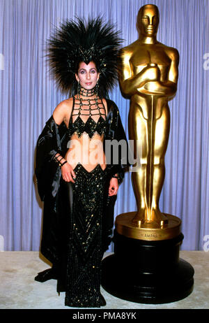 Cher Bono at the 58th Annual Academy Awards, 1986   File Reference # 31955 694THA Stock Photo