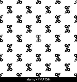 Percentage of black friday icon, simple style Stock Vector