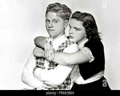 Mickey Rooney and Judy Garland in 'Love Finds Andy Hardy', 1938 MGM     File Reference # 31955 924THA Stock Photo
