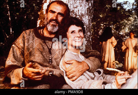 Audrey Hepburn and Sean Connery in 'Robin and Marion' 1976 Columbia Pictures    File Reference # 31955 969THA Stock Photo