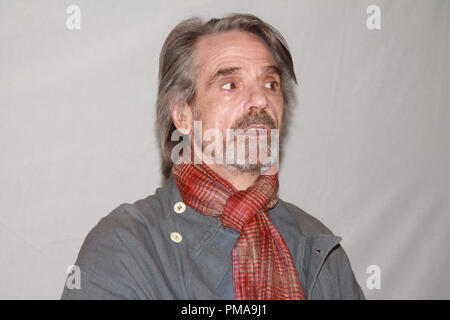 Jeremy Irons 'Borgias' Portrait Session, May 4, 2013. Reproduction by American tabloids is absolutely forbidden. File Reference # 31963 001JRC  For Editorial Use Only -  All Rights Reserved Stock Photo