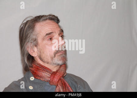 Jeremy Irons 'Borgias' Portrait Session, May 4, 2013. Reproduction by American tabloids is absolutely forbidden. File Reference # 31963 006JRC  For Editorial Use Only -  All Rights Reserved Stock Photo