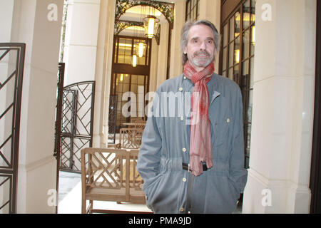 Jeremy Irons 'Borgias' Portrait Session, May 4, 2013. Reproduction by American tabloids is absolutely forbidden. File Reference # 31963 010JRC  For Editorial Use Only -  All Rights Reserved Stock Photo