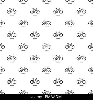 Hardtail bike icon, simple style Stock Vector