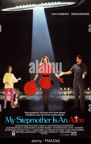 "My Stepmother Is an Alien" - US Poster 1988 Columbia Pictures  Dan Aykroyd, Kim Basinger  File Reference # 32509 265THA Stock Photo