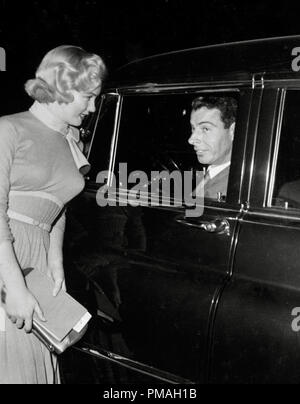 Publicity photo of Marilyn Monroe and Joe DiMaggio, circa 1952  File Reference # 32733 368THA Stock Photo