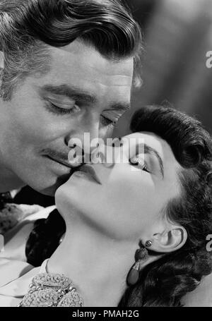 FILE - Clark Gable and Vivien Leigh are dressed in character for their ...