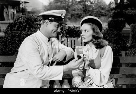 Red Skelton, Janet Blair, 'The Fuller Brush Man' (1948) Columbia Pictures  File Reference # 33300 775THA Stock Photo