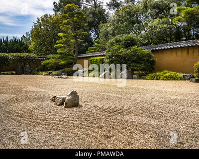 Japanese Rock Garden Stock Photo