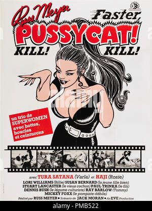 The poster for 'Faster, Pussycat! Kill! Kill!' is a cult classic from